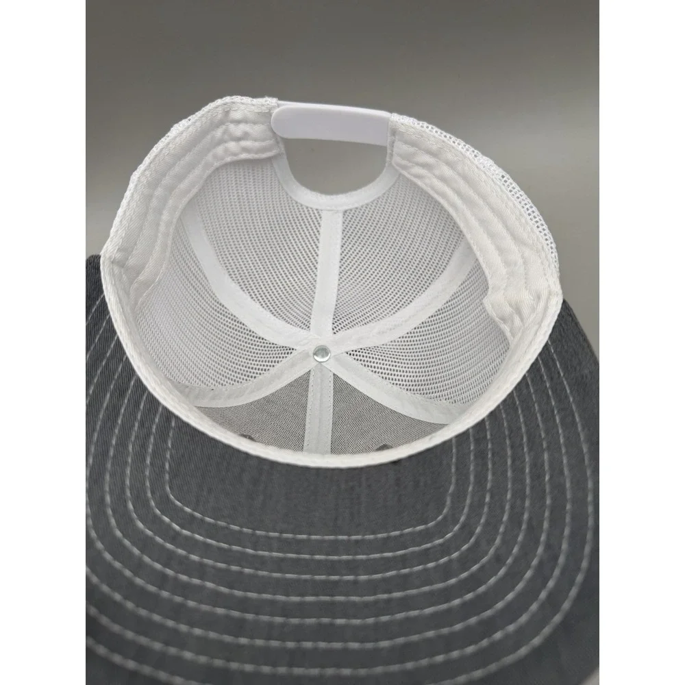 ECHL Tulsa Oilers Hockey Hat Gray White Adjustable NWT
